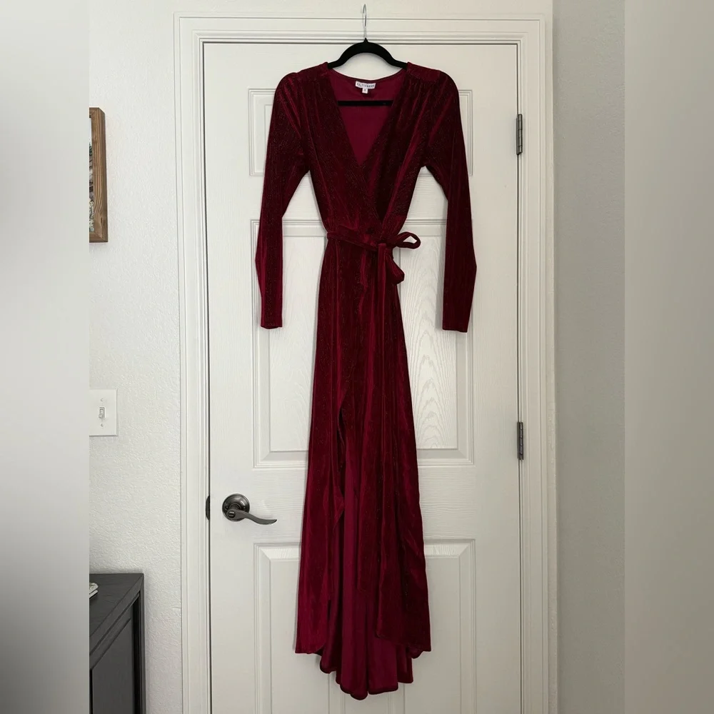 Baltic Born Red Long Sleeve Dress - Picture 1 of 4